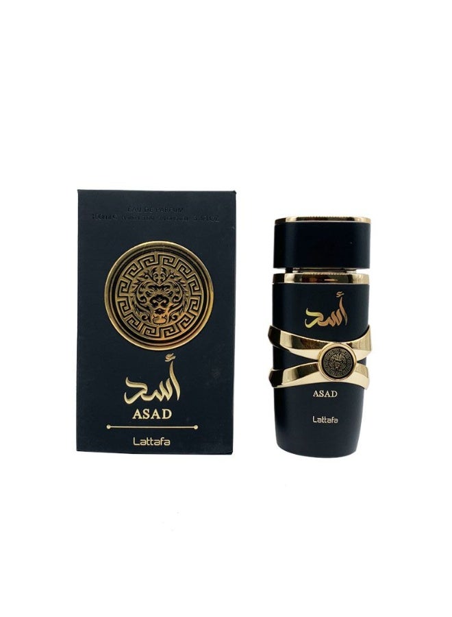 لطافة عطر لطافة أسد الفاخر أو دو بارفان 100 مل - عطر عود ومسك يدوم طويلاً للجنسين | عطر فاخر مستورد - Image 2